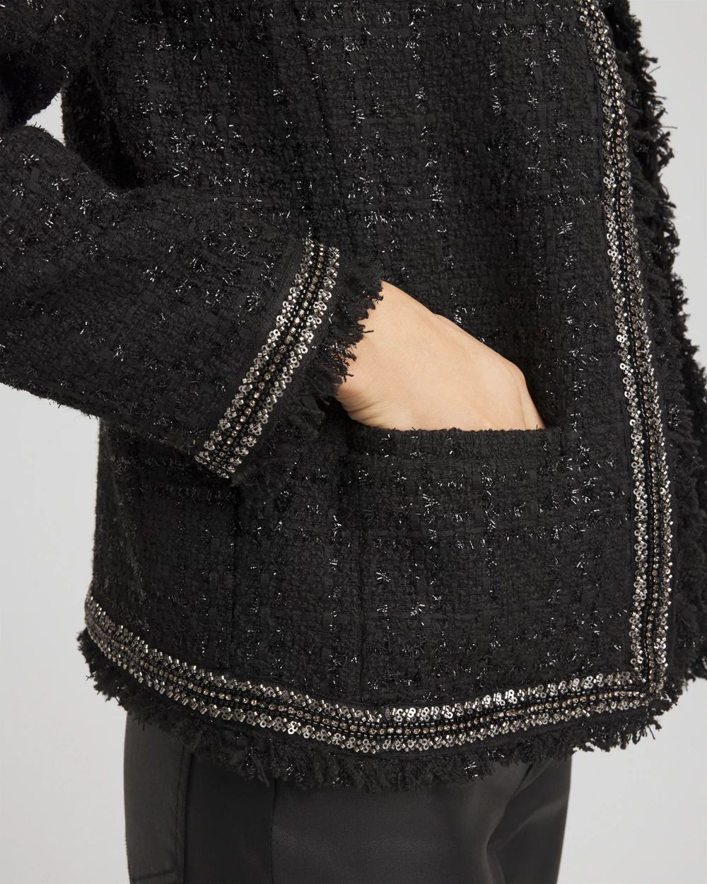 Embellished Tweed Jacket | Chico's Embellished Tweed Jacket | Chico's